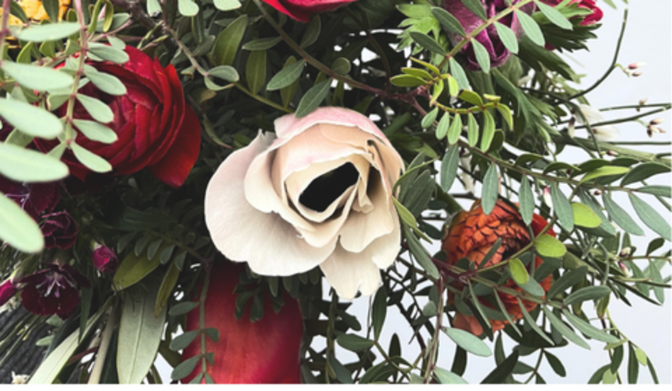 COMPOSITIONS FLORALES AVEC "APRES LA ROSÉE"