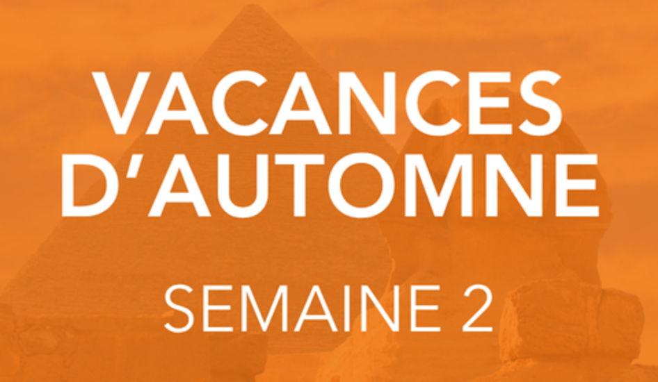 AUTOMNE S2 : STAGES ARCHEOLOGIE 